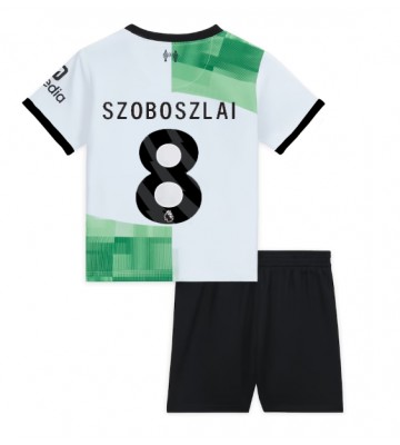 Liverpool Szoboszlai Dominik #8 Replica Away Stadium Kit for Kids 2023-24 Short Sleeve (+ pants)